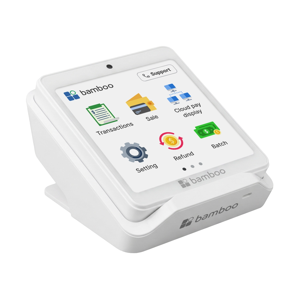 bamboo Dot 2 docked payment terminal