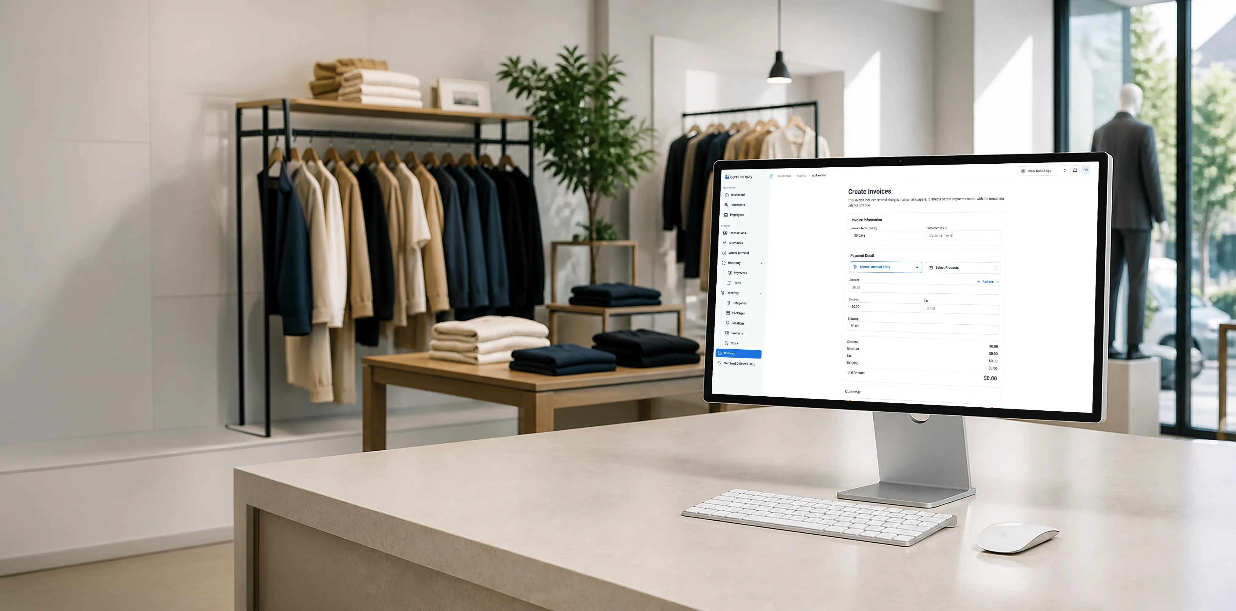 bamboopay online invoicing