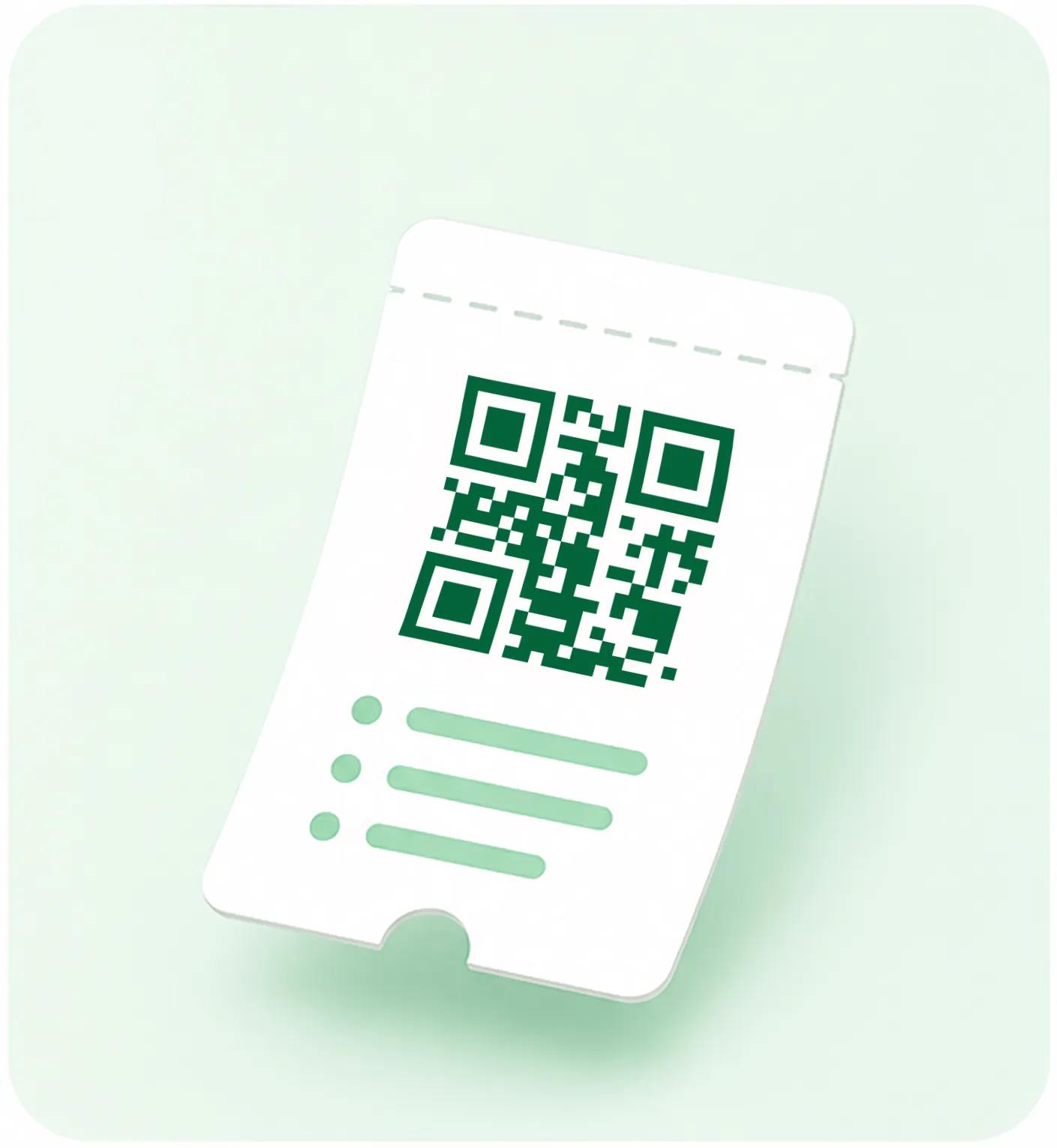 Print QR ticket