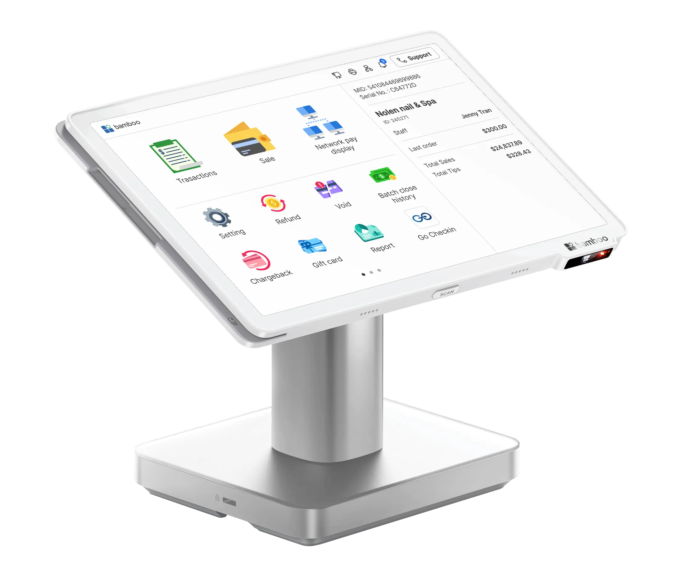 Tablet POS system